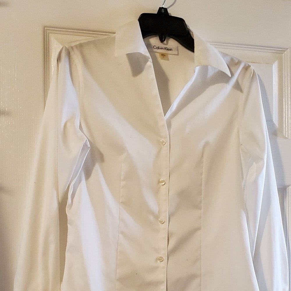 Calvin Klein Long Sleeved, Button Down, Shirt